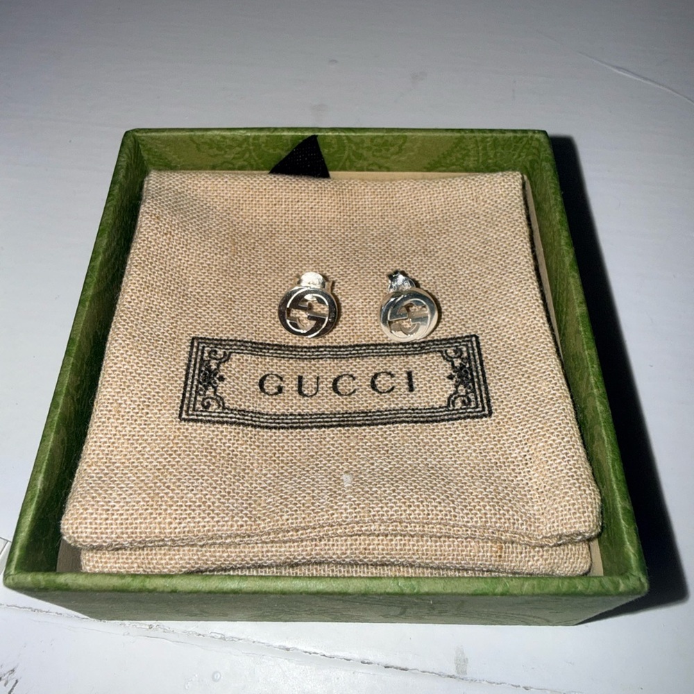 Authenric: Gucci Silver Earrings